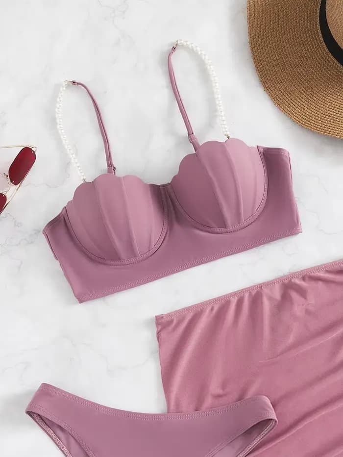 Ensemble de maillot de bain 3 pièces pour femme