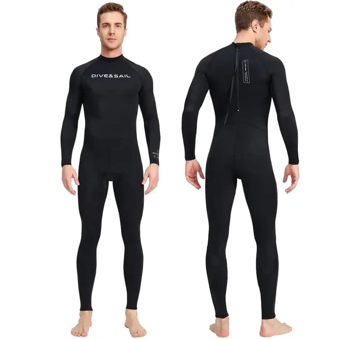 Maillot de bain une pièce à séchage rapide pour hommes, manches longues, en Nylon, Anti-ultraviolet, pour plongée en apnée, surf, Sports aquatiques