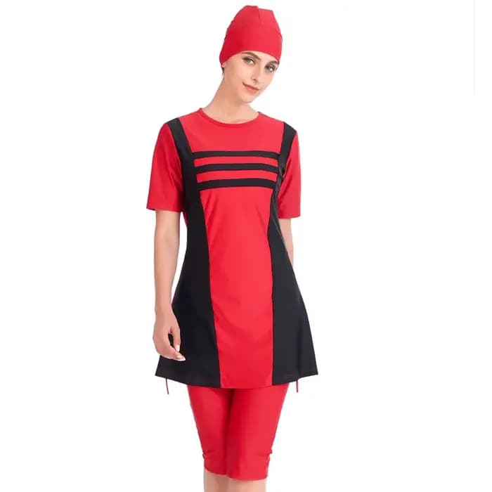 Maillot de bain musulman à manches courtes pour femme
