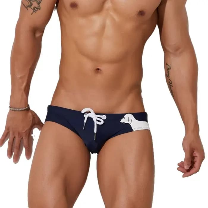 Maillot de bain sexy pour homme, slip de plage, bikini imbibé
