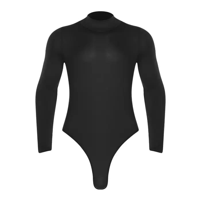 Maillot de bain une pièce pour homme à manches longues