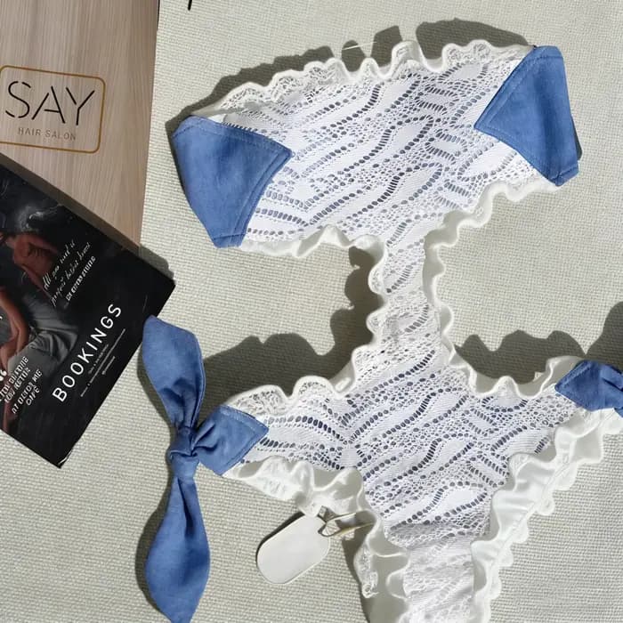 2026 Bikini imprimé denim pour femme