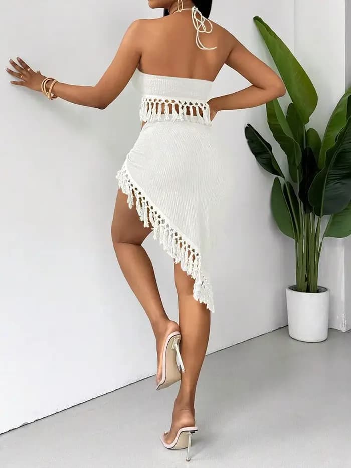 Maillot de bain 2 pièces à glands sexy pour femmes