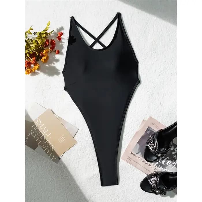 Maillot de bain une pièce extrême micro-string pour femme