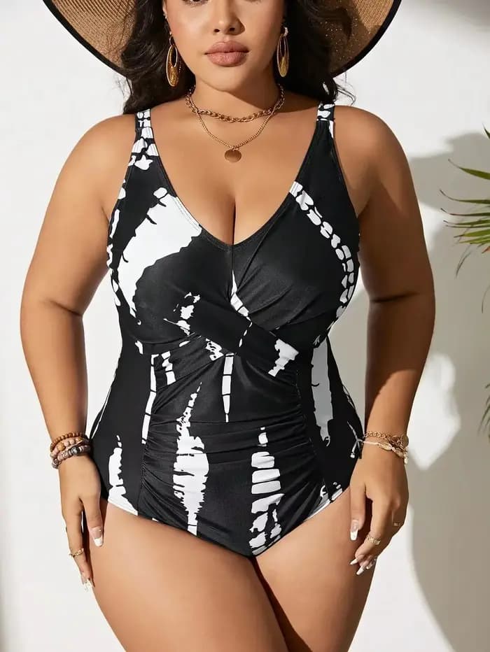 Nouveau Maillot de Bain Une Pièce Femme 2026 Sexy String Monokini Grande Taille Combinaison de Bain Bikini Femme Tenue de Plage 5XL