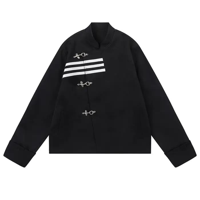 Veste de style chinois surdimensionnée pour femme