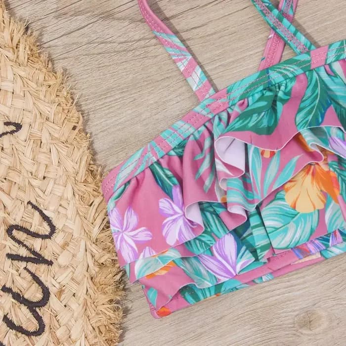 Maillot de bain 2 pièces pour filles