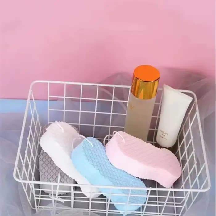 Éponge de bain douce, gommage corporel, brosse de Massage, gant de toilette, épurateur de peau, relaxation, exfoliante, soins de la peau, accessoires de douche