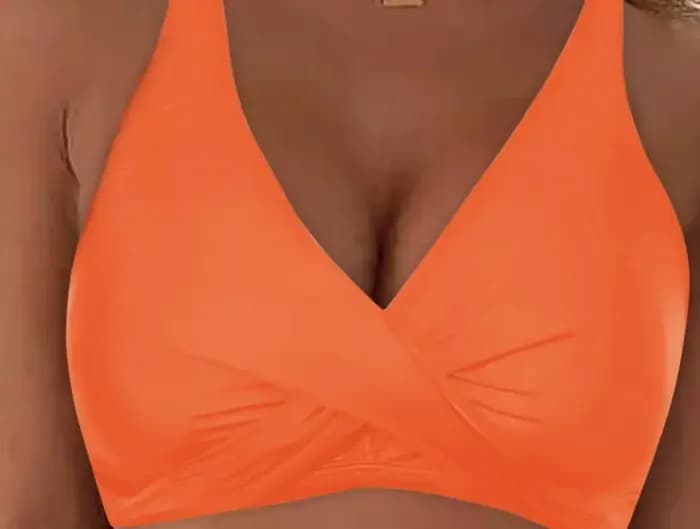 Couverture complète sport haut de bikini maillot de bain pour femme froncé soutien-gorge