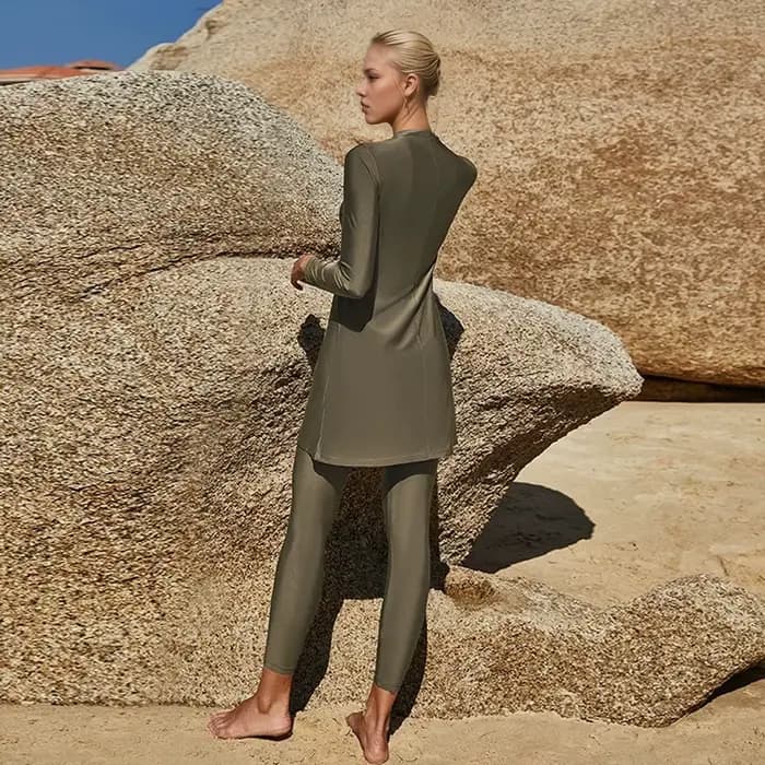 Maillot de bain une pièce conservateur de Style arabe