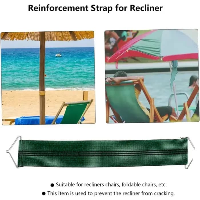 Nouvel ensemble de 6 cordes élastiques de remplacement pour chaise longue