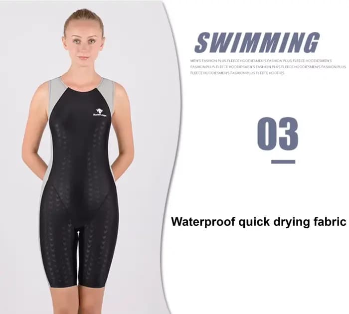 Maillot de bain de compétition sans manches pour hommes