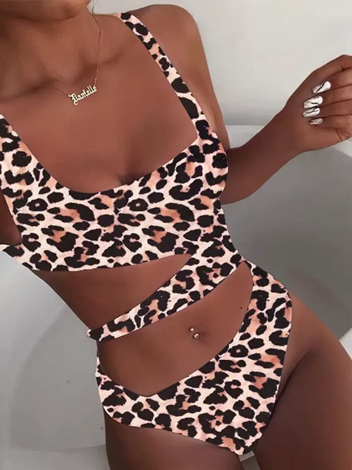 Maillot de bain une pièce coupe sexy pour femme