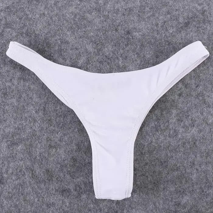 Maillots de bain femmes slips bas de Bikini cravates latérales string brésilien maillot de bain coupe classique bas Biquini nager court dames maillot de bain