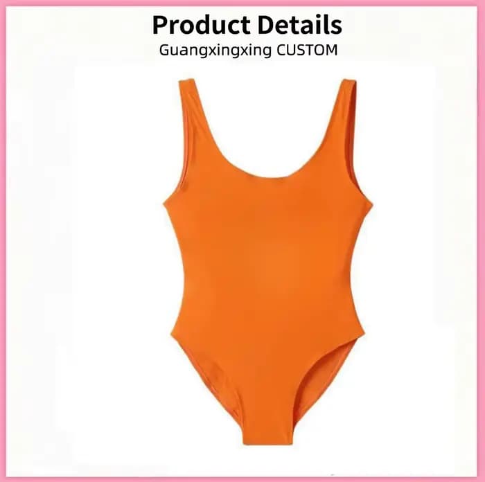 Maillot de bain une pièce pour femme, imprimé avec photo et logo personnalisé.