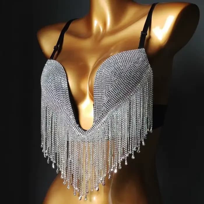 Maillot de bain avec strass, sexy, Bikini, avec pompons, pour les femmes, vêtements de plage, nouvelle collection, 2020