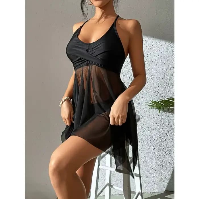 Ensemble Tankini Deux Pièces Femme Maillot de Bain Sportif de Plage Tenue de Natation Piscine 2026