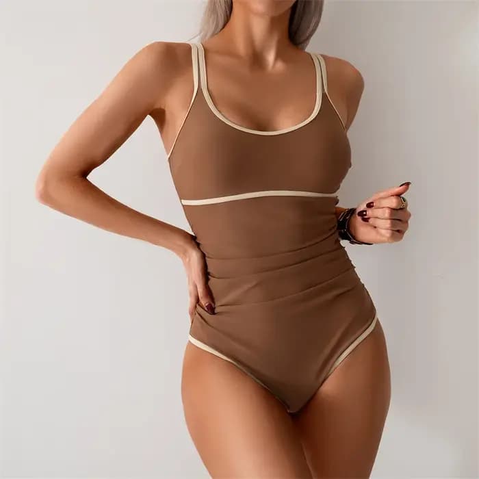 2025 femmes maillots de bain une pièce modeste maillot
