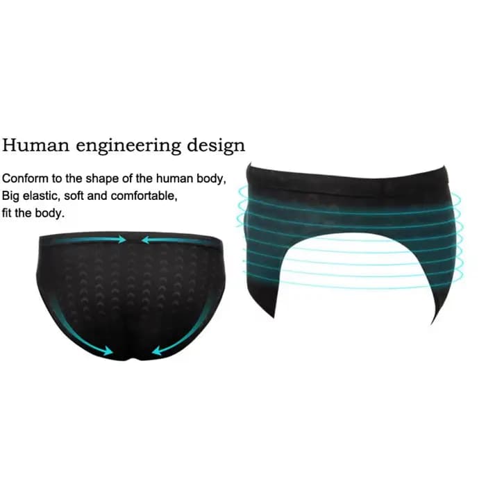 Slip de compétition de natation professionnel en peau de requin pour hommes