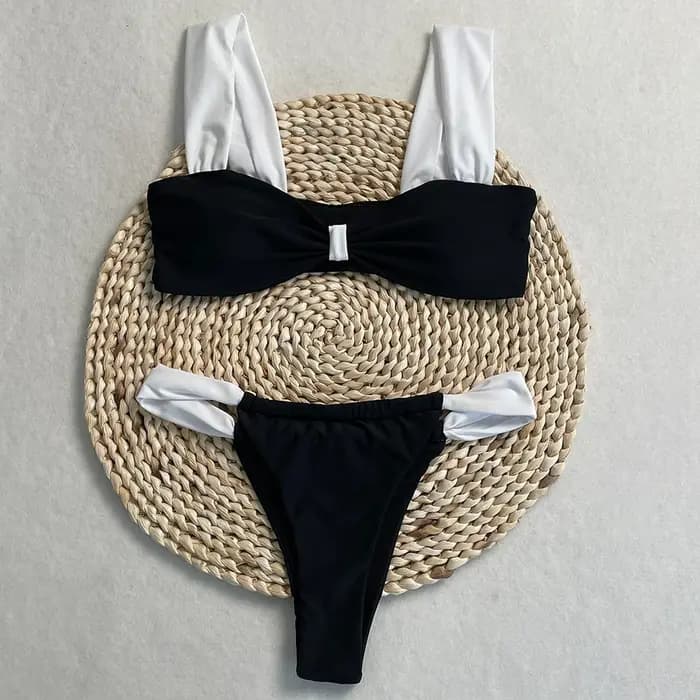 DEBAIOR noir Bikini Sexy Micro Mujer Bikini ensemble femmes maillots de bain maillot de bain pour femme brésilien Biquini maillot de bain solide maillots de bain