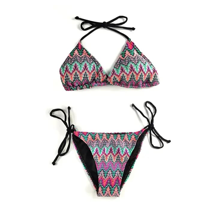 Sexy Bikini Boho maillot de bain imprimé String