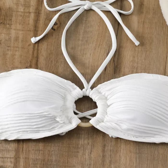 Maillot de bain blanc pour femmes