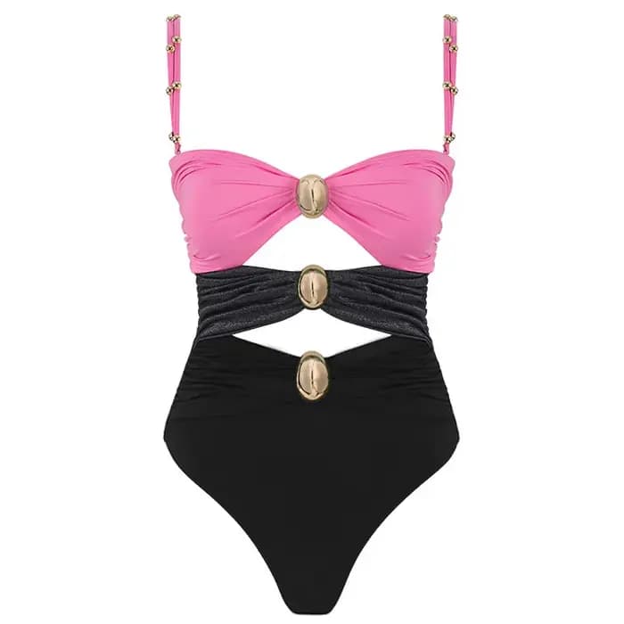 Hollowen-Maillot de bain une pièce