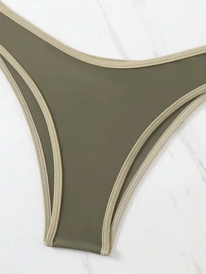 Micro Bikini Halter pour Femme 2026 – Maillot de Bain Sexy Brésilien
