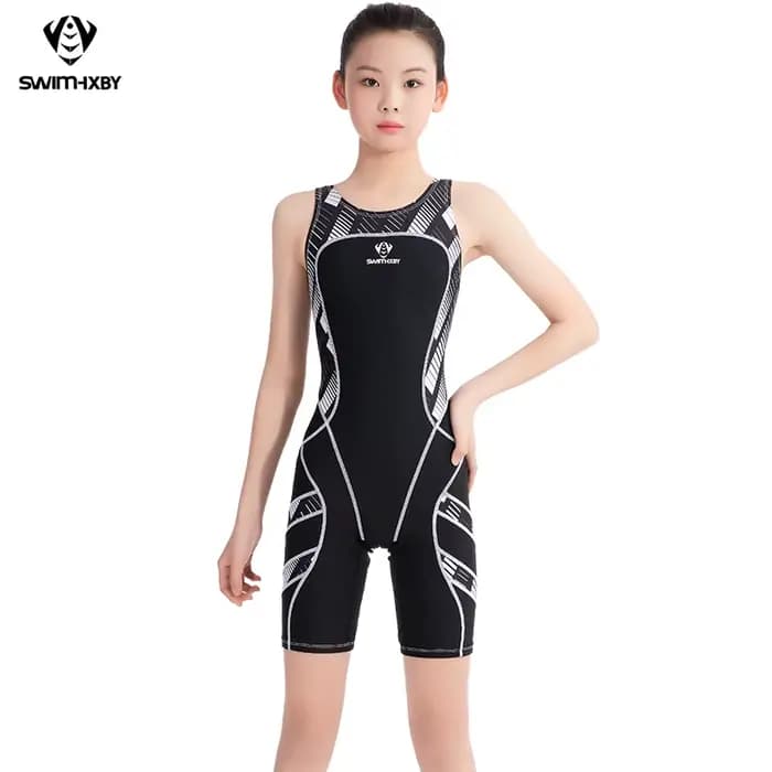 Maillot de bain de compétition pour filles de 4 à 18 ans, séchage rapide, résistant au chlore, combinaison d'entraînement pour la course