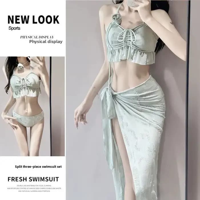 Maillot de bain bikini thermique haut de gamme pour femme