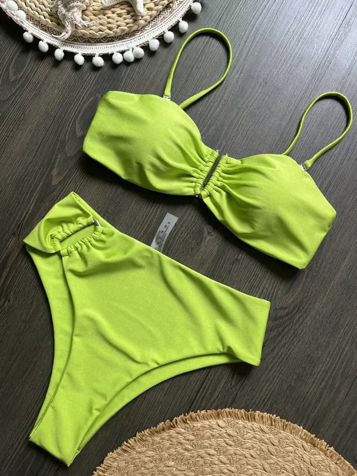 Bandeau Bikini Push Up femmes maillots de bain 2025 Sexy maillot