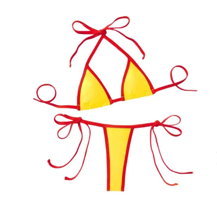 Nouveau maillot de bain triangle pour femme, micro bikini string, deux pièces, costumes de bain brésiliens, Biquinis 2026