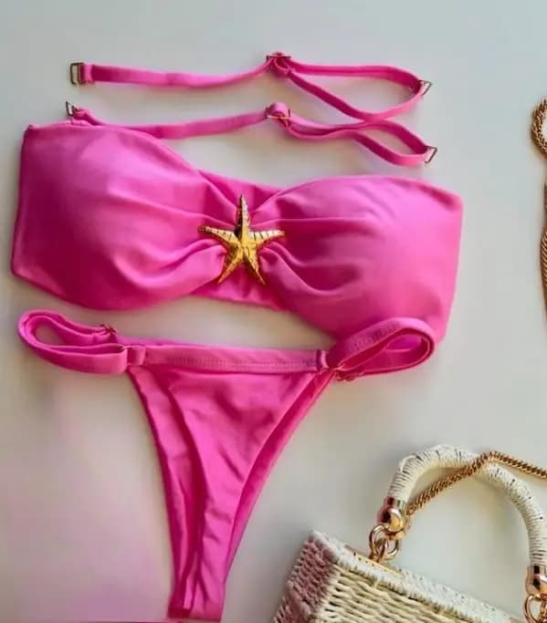 Nouveau Maillot de Bain Bikini Étoile de Mer 2026 – Ensemble Uni