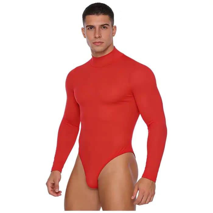 Maillot de bain une pièce pour homme à manches longues