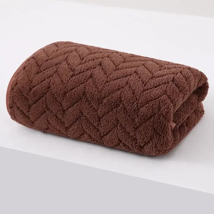 Serviettes de bain en velours corail épais de haute qualité, serviettes douces et absorbantes, serviettes de plage de sport pour usage domestique et hôtel