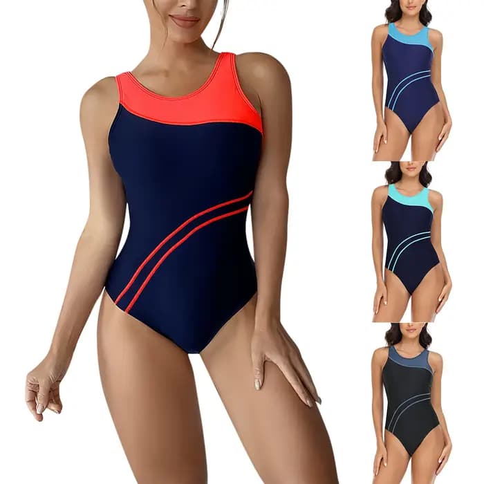 Une pièce grands maillots de bain fermé grande taille maillots de bain sport Push Up femmes natation corps maillot de bain femme plage piscine baigneur