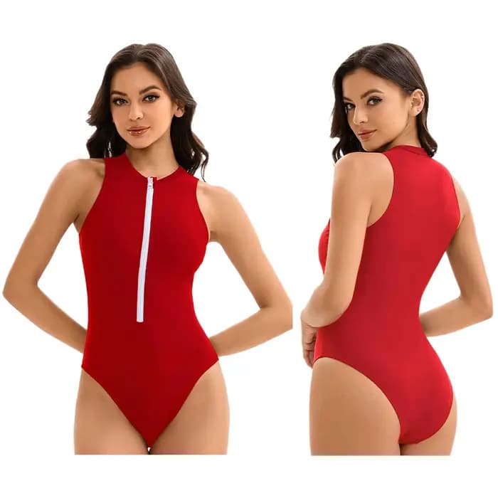 Combinaison de natation athlétique une pièce pour femme