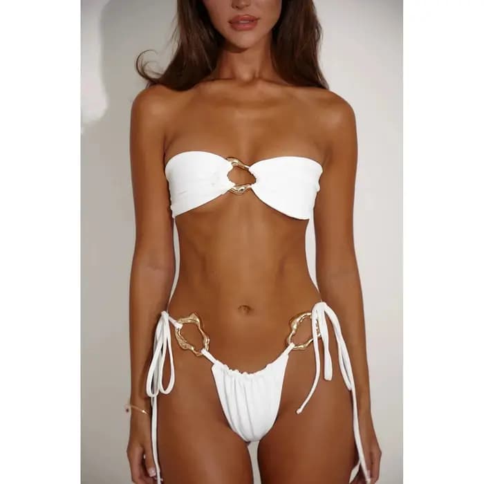 Micro Bikinis brésiliens femmes maillot de bain 2024 nouveau Sexy taille basse