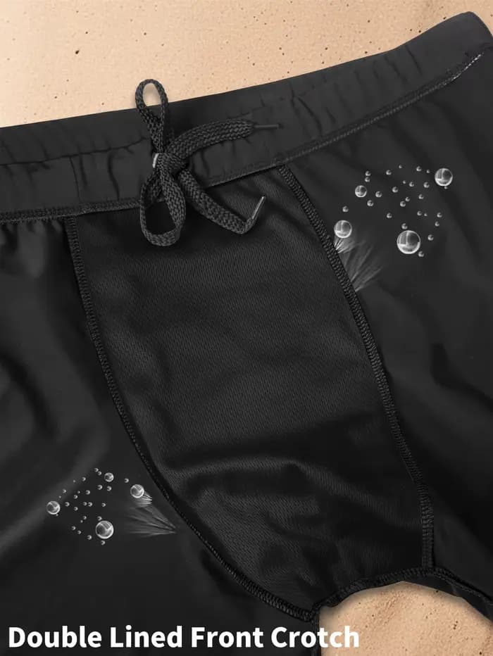 Short de bain pour hommes avec imprimés Streetwear