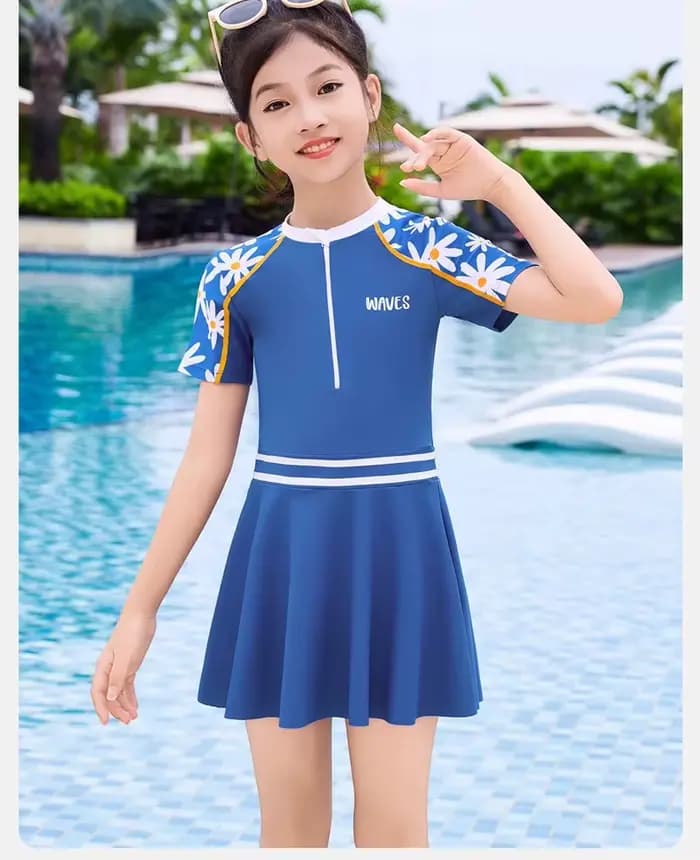 Maillot de bain enfants adolescent maillots de bain pour filles enfants maillot de bain fermeture éc