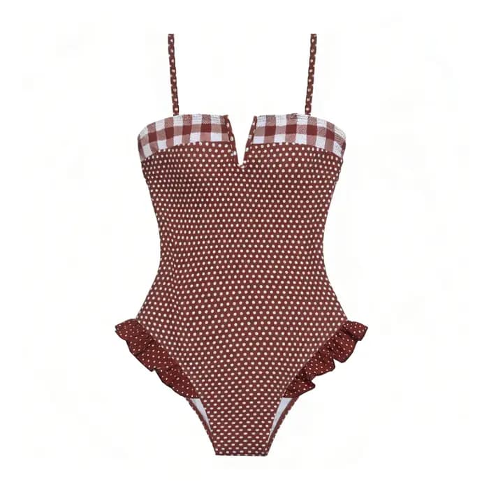 Ensemble de bikini brésilien sexy avec jupe