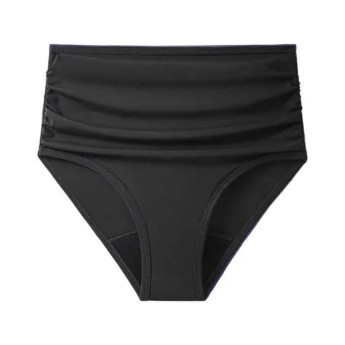 Maillot de bain menstruel 4 couches anti-fuite, bas de Bikini, vêtements de plage absorbants, culott