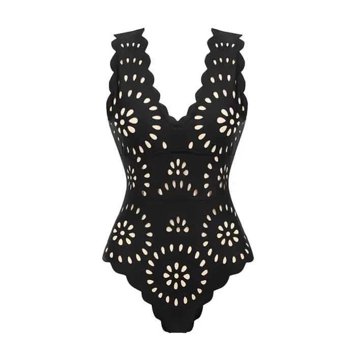 Maillot de bain sexy pour femme 2026 Flaxmaker – Ensemble élégant d'été avec décolleté plongeant, bi