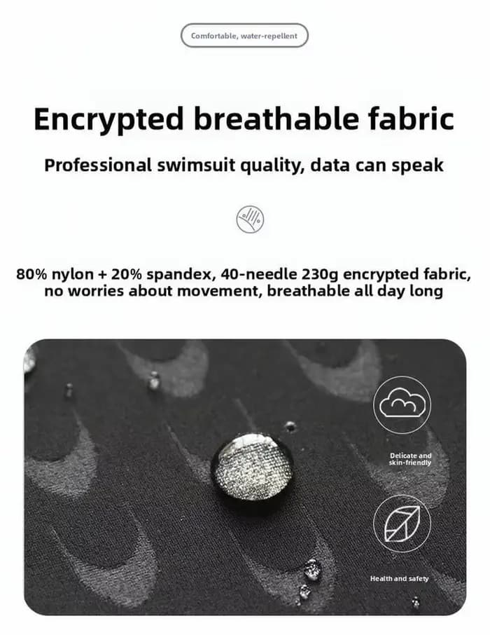 Maillot de bain de compétition sans manches pour hommes