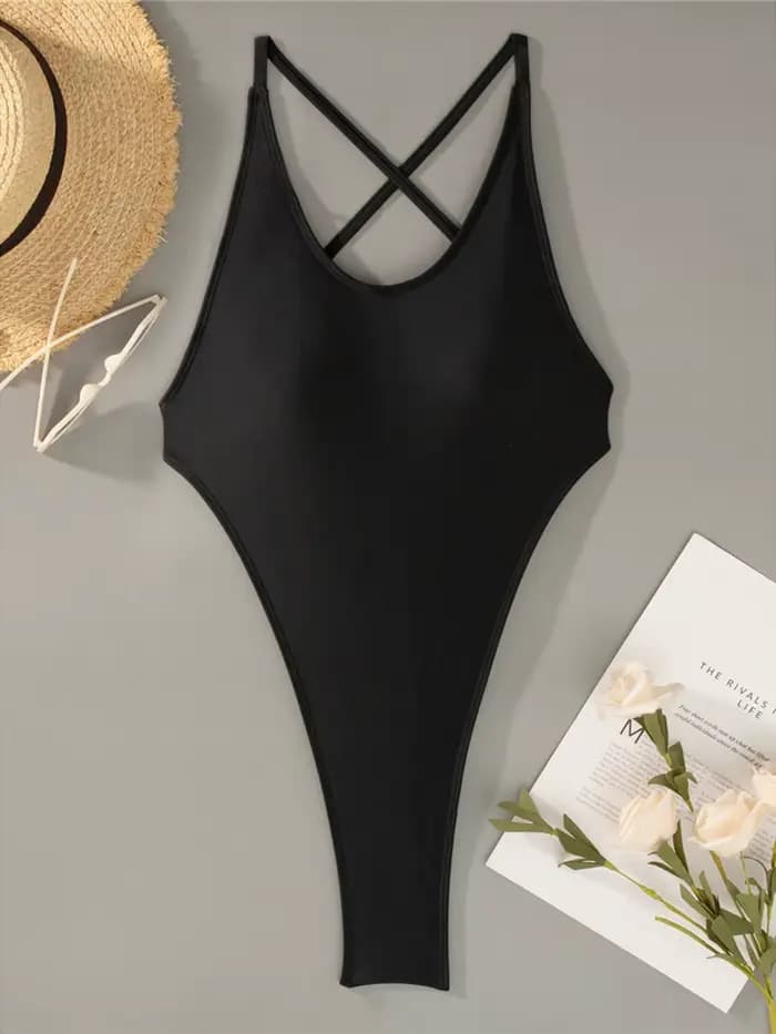Maillot de bain une pièce extrême micro-string pour femme