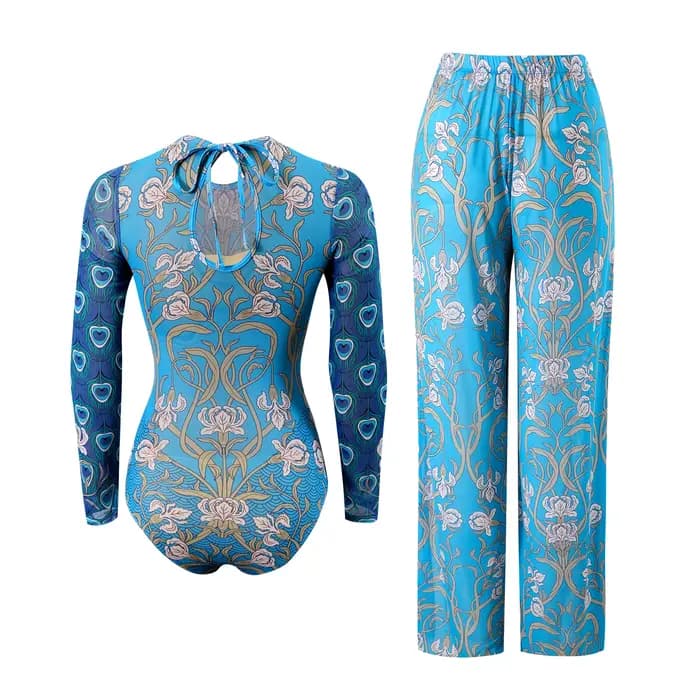 Maillot de bain une pièce à manches longues transparent UPF50 2026 pour femmes, bleu, protection solaire, jaune, combinaison de bain, vêtements de plage