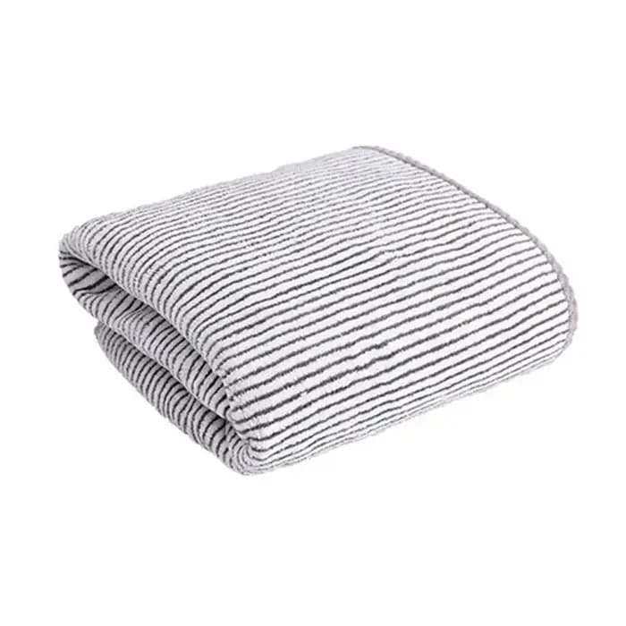 Serviette de bain en fibre de charbon de bambou antibactérienne