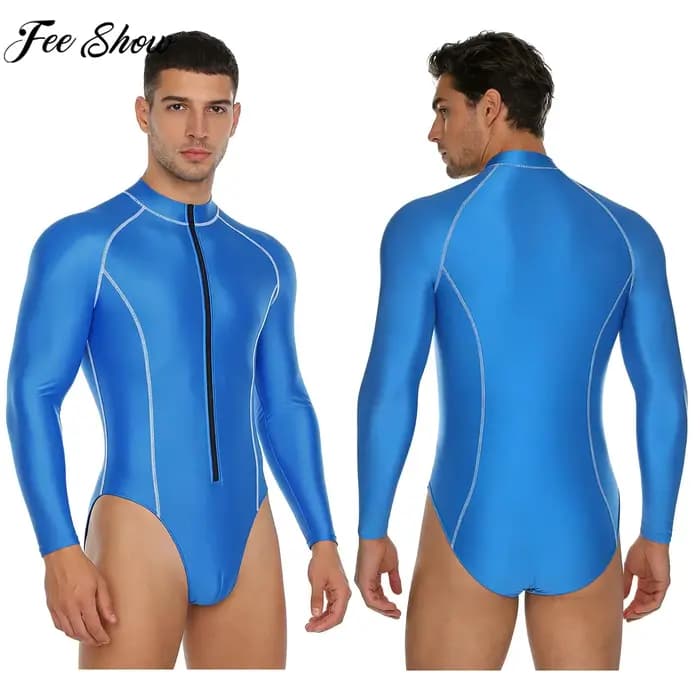 Maillot de bain brillant pour hommes