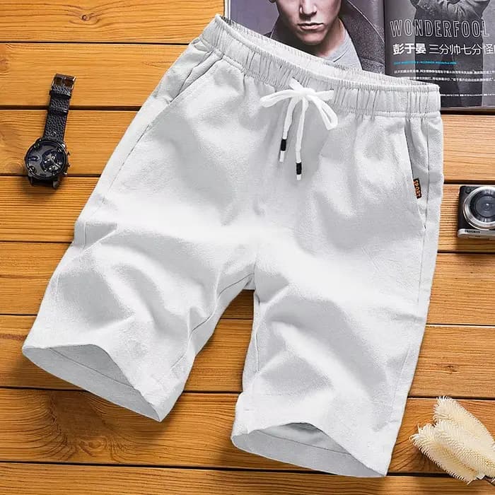 Short d'été décontracté pour hommes, grande taille, pantalon de plage, course à pied, Sport, pantalon court droit, survêtement fin, loisirs, ample