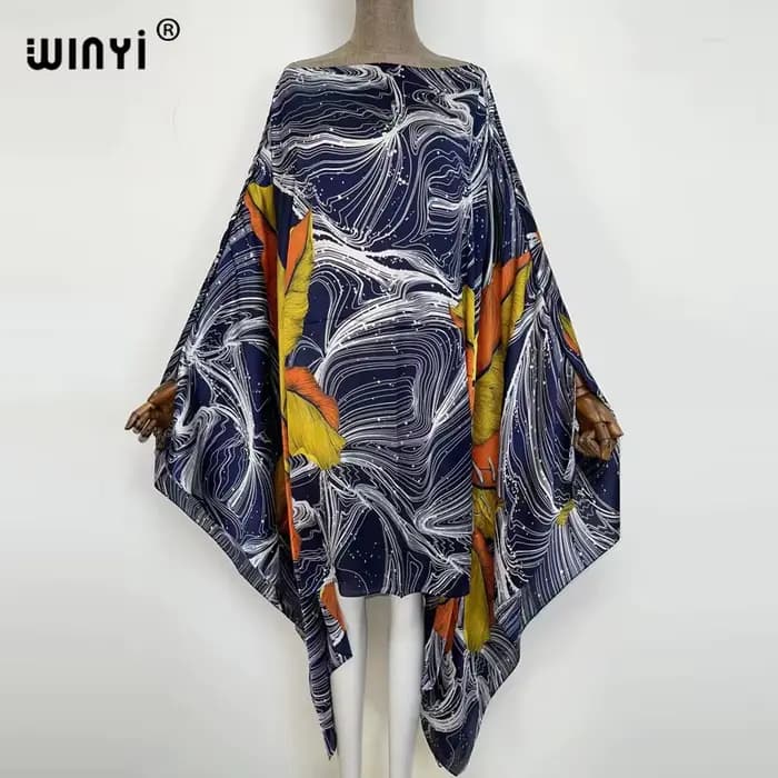 WINYI caftan africain sexy plage couvrir vêtements de plage surdimensionné Bikini couvrir Robe fête